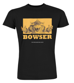 The Super Mario Bros Movie Bowser Shirt Black