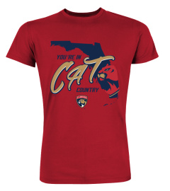 Florida Panthers You're In Cat Country Shirt Mens Red - Florida Panthers Mens Shirts