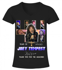 JOEY TEMPEST 44 YEARS OF 1979-2023