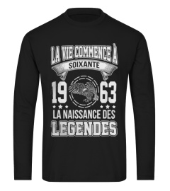 LA VIE COMMENCE À 1963 LA NAISSANCE DES LEGENDES