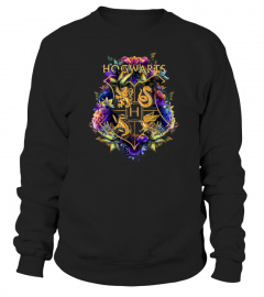 Hogwarts Multi-Colored Floral Crest