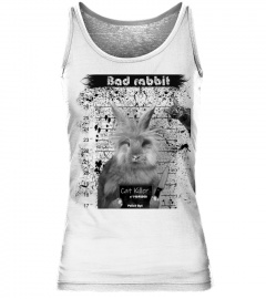 T shirt - Bad Rabbit Cat Killer - Edition Limitée