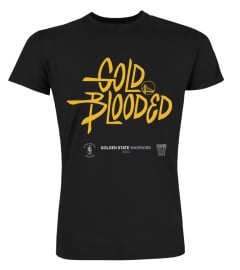 NBA 2023 Playoffs GS Warriors Gold Blooded Shirt Black