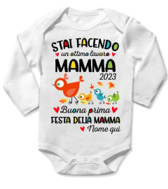 STAI FACENDO UN OTTIMO LAVORO MAMMA