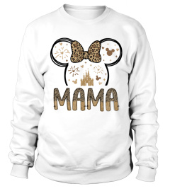 Disney Mama Minnie Mouse Mother's Day Leopard Shirt