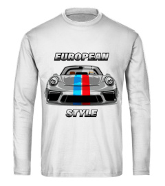 WT .Porsche 911 Carrera Style Européen T-shirt.