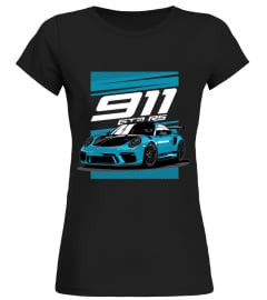 BK. Porsche 911 GT3 RS Racing Turbo Car T-Shirt-art