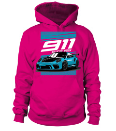 BK. Porsche 911 GT3 RS Racing Turbo Car T-Shirt-art