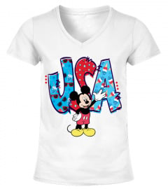 USA mickey mouse tshirt  2023