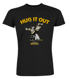 Goalies Hug It Out  Boston Bruins Hockey Shirts Black Unisex