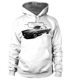 Clscr-011-WT.Ford Mustang Shelby Vintage T-shirt premium