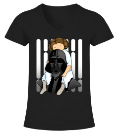 Darth Vader Princess Leia Happy Father's Day T-Shirt