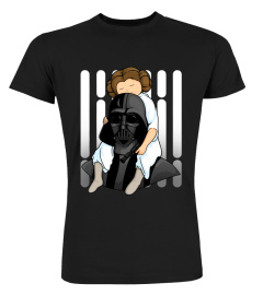 Darth Vader Princess Leia Happy Father's Day T-Shirt