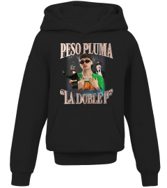 Peso Pluma Merch Store La Doblep T Shirt - Peso Pluma Vintage T Shirt Black