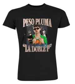 Peso Pluma Merch Store La Doblep T Shirt - Peso Pluma Vintage T Shirt Black