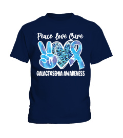 Galactosemia awareness. peace love cure