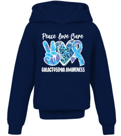 Galactosemia awareness. peace love cure