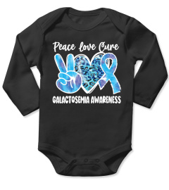 Galactosemia awareness. peace love cure