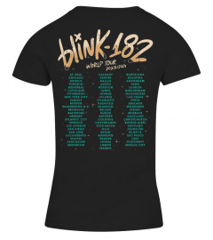 Blink 182 - Smiley World Tour T-Shirt