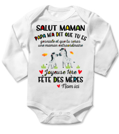 SALUT MAMAN PAPA M'A DIT QUE TU ES