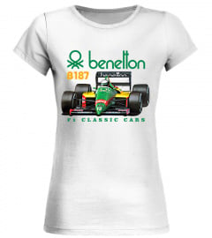 Benetton B187 F1 classic cars 80s