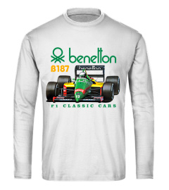 Benetton B187 F1 classic cars 80s