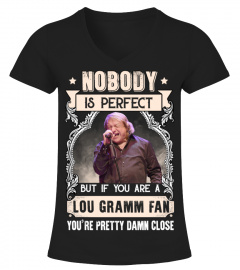 NOBODY IS PERFECT BUT IF YOU ARE A LOU GRAMM FAN YOU'RE PRETTY DAMN CLOSE