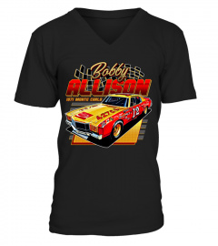 Bobby Allison Nascar Champion 70s retro style Classic T-Shirt- BK