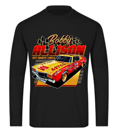 Bobby Allison Nascar Champion 70s retro style Classic T-Shirt- BK