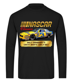 Nascar Classics Dale Earnhardt Monte Carlo 1987 Classic T-Shirt- BK