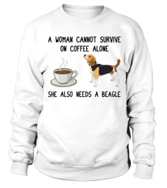 A woman cannot survive on coffee alone