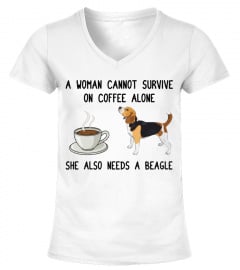 A woman cannot survive on coffee alone
