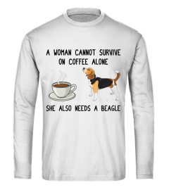 A woman cannot survive on coffee alone