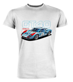 GT40 MKII Le mans 66 style rétro essentiel