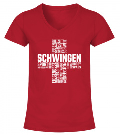 Schwingen Word Cloud Schweizer Kreuz