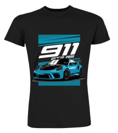 BK. Porsche 911 GT3 RS Racing Turbo Car T-Shirt-art