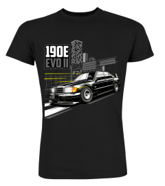 Clscr-018-BK.Mercedes AMG 190E Evolution 2 T-Shirt