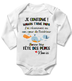 JE CONFIRME! MAMAN T'AIME PAPA