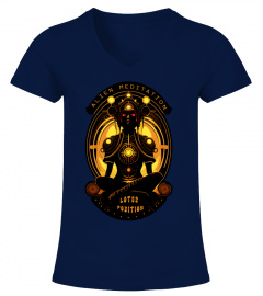 T shirt - Alien méditation black -Edition Limitée