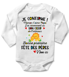 JE CONFIRME! MAMAN T'AIME PAPA