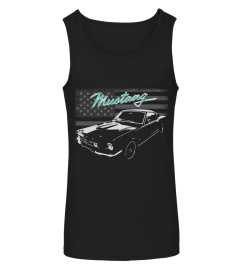 BK. Vintage American Ford Mustang Classic Car