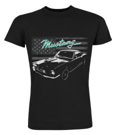 BK. Vintage American Ford Mustang Classic Car