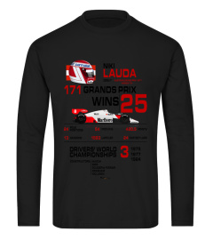 Niki Lauda - F1 Stats with car &amp; helmet design 1984 Classic