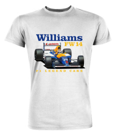 Williams FW14 Mansell F1 style rétro des années 90 