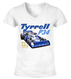 Tyrrell P34 F1 années 70 belles voitures style rétro 