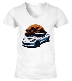Chevrolet Corvette Stingray design for t-shirts, stickers Classic