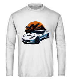 Chevrolet Corvette Stingray design for t-shirts, stickers Classic