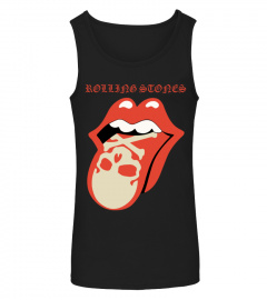 RLS62UK-BK.The Rolling Stones - Skull &amp; Crossbones Tongue Logo