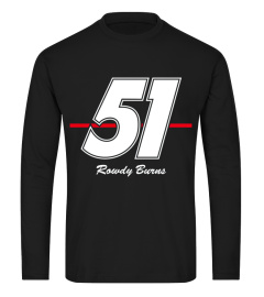 Rowdy Burns 51 Days of Thunder Classic T-Shirt- BK