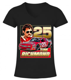 Tim Richmond 25 Folgers Nascar retro 80s style Classic T-Shirt- BK